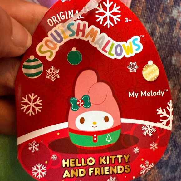 Squishmallows Holiday Hello Kitty & Friends Trio 7-8 Inch - NWT - Picture 7 of 8